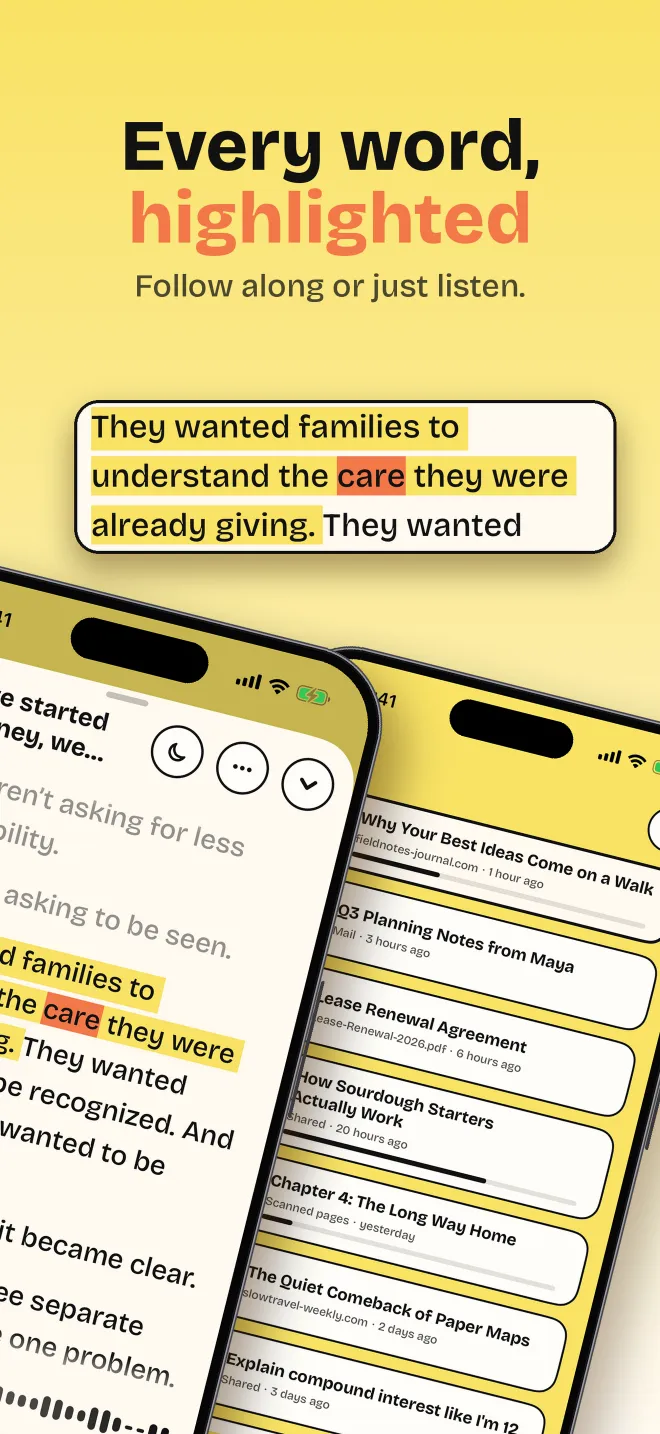 Readwalk app screenshot 2
