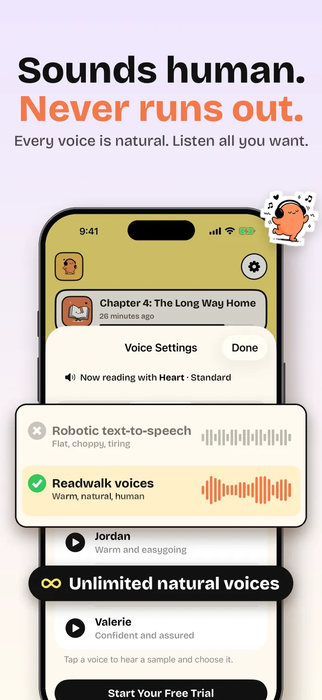 Readwalk app screenshot 3