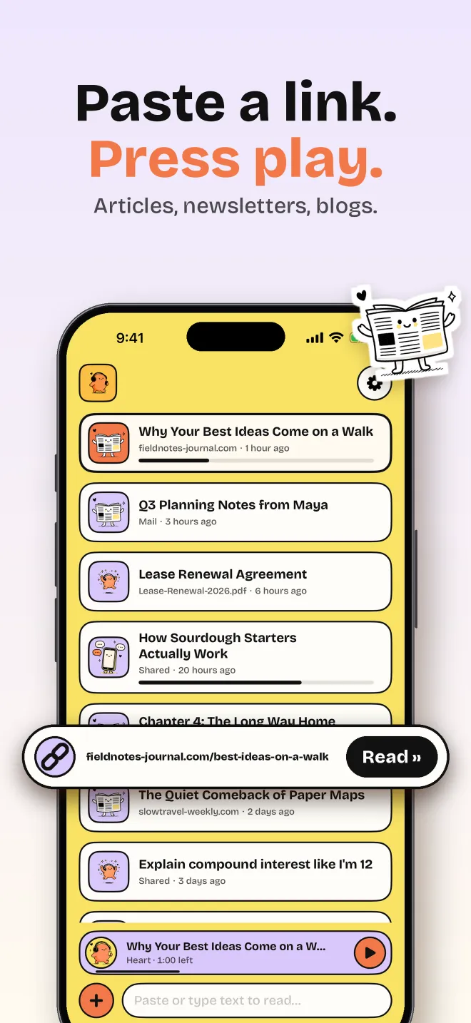 Readwalk app screenshot 4